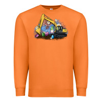 Carrot easter excavator gnome egg leopard Premium Sweatshirt - Artiststas