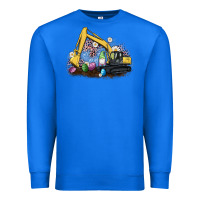 True Royal easter excavator gnome egg leopard Premium Sweatshirt - Artiststas