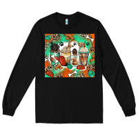 Black dog coffee cups Long Sleeve Tee - Zillion Design Studio