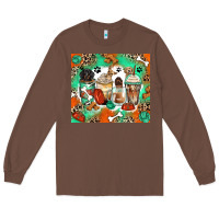 Chestnut dog coffee cups Long Sleeve Tee - Zillion Design Studio