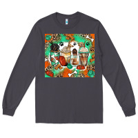 Smoke dog coffee cups Long Sleeve Tee - Zillion Design Studio
