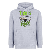 Heather Grey this is how i roll Heavyweight Hoodie - Artiststas