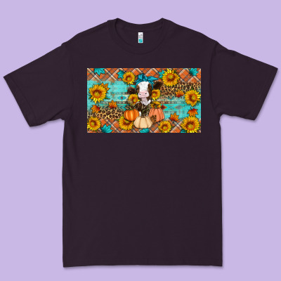 Fall Cow Premium Tee Designed By Artiststas
