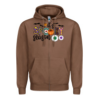 Chestnut spooky Zipper Hoodie - CowhideDigitalArt
