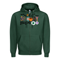 Sports Green spooky Zipper Hoodie - CowhideDigitalArt