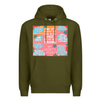 Army Green sarcastic quotes Premium Hoodie - MaliasSmallBusiness