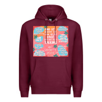 Burgundy sarcastic quotes Premium Hoodie - MaliasSmallBusiness