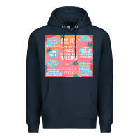 Navy sarcastic quotes Premium Hoodie - MaliasSmallBusiness