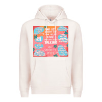 Pale Pink sarcastic quotes Premium Hoodie - MaliasSmallBusiness