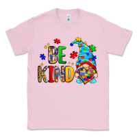 Bubblegum Pink be kind autism gnome Classic Tee - Zillion Design Studio