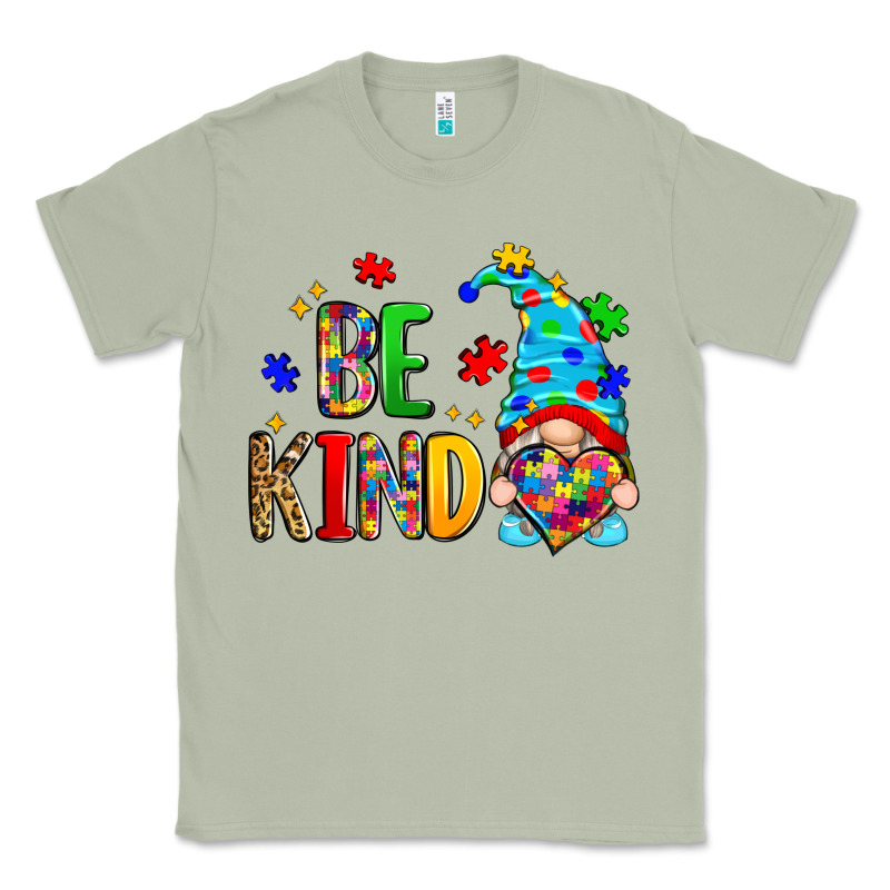 Be Kind Autism Gnome Classic Tee by Zillion Design Studio | Teevron