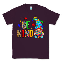 Plum be kind autism gnome Classic Tee - Zillion Design Studio