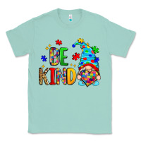 Seafoam be kind autism gnome Classic Tee - Zillion Design Studio