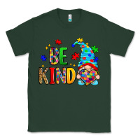 Sports Green be kind autism gnome Classic Tee - Zillion Design Studio