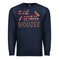Navy red white boujee Premium Sweatshirt - Artiststas