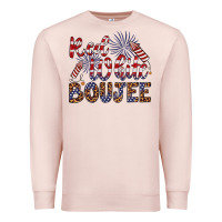 Pale Pink red white boujee Premium Sweatshirt - Artiststas