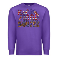 Purple red white boujee Premium Sweatshirt - Artiststas