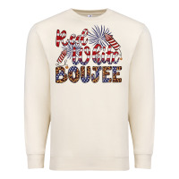 Sandshell red white boujee Premium Sweatshirt - Artiststas