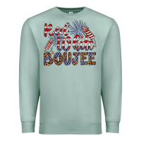 Seafoam red white boujee Premium Sweatshirt - Artiststas