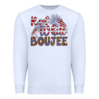 White red white boujee Premium Sweatshirt - Artiststas