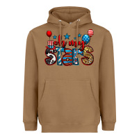 Toasted Coconut oh my stars 4th of july Heavyweight Hoodie - Jasminsmagicworld