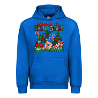 Cobalt have a holly dolly christmas Urban Hoodie - MaliasSmallBusiness