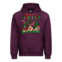 Mauve Wine have a holly dolly christmas Urban Hoodie - MaliasSmallBusiness