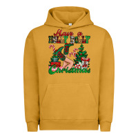 Pigment Peanut Butter have a holly dolly christmas Urban Hoodie - MaliasSmallBusiness
