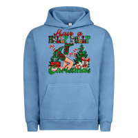 Pigment Pebble Blue have a holly dolly christmas Urban Hoodie - MaliasSmallBusiness