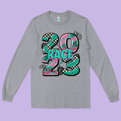 Race  2023 Long Sleeve Tee Designed By Adodesignshop