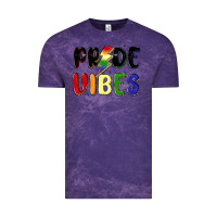Cloud Purple pride vibes Vintage Tee - MaliasSmallBusiness