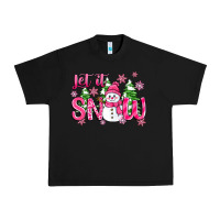 Black pink christmas let it snow Urban Heavy Tee - Zillion Design Studio