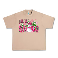 Burro pink christmas let it snow Urban Heavy Tee - Zillion Design Studio