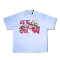Grape Ice pink christmas let it snow Urban Heavy Tee - Zillion Design Studio