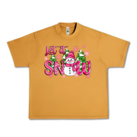 Peanut Butter pink christmas let it snow Urban Heavy Tee - Zillion Design Studio