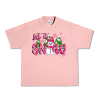 Salmon pink christmas let it snow Urban Heavy Tee - Zillion Design Studio