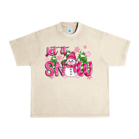 Sandshell pink christmas let it snow Urban Heavy Tee - Zillion Design Studio