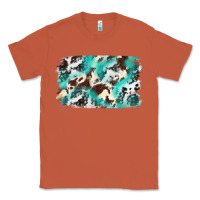 Copper Cowhide Background Western Classic Tee - texasbilliewilder