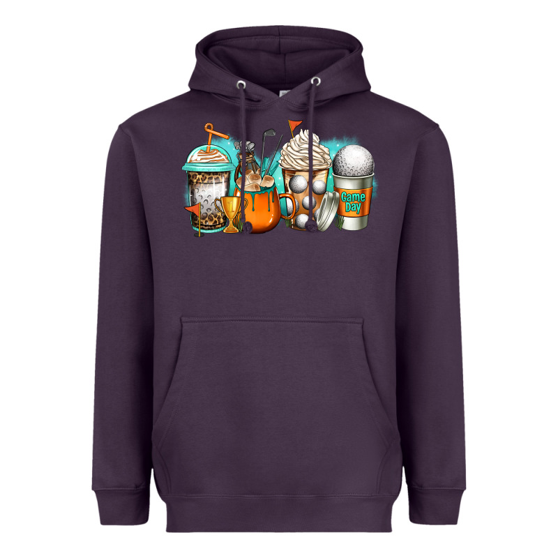 Golf Coffee Cups Heavyweight Hoodie by Jasminsmagicworld | Teevron