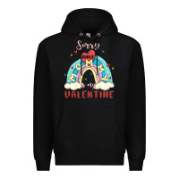 Black sorry girls mommy is valentine Premium Hoodie - MaliasSmallBusiness