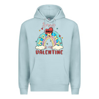Blue Mist sorry girls mommy is valentine Premium Hoodie - MaliasSmallBusiness