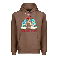 Chestnut sorry girls mommy is valentine Premium Hoodie - MaliasSmallBusiness