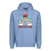 Colony Blue sorry girls mommy is valentine Premium Hoodie - MaliasSmallBusiness