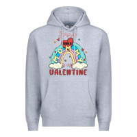 Heather Grey sorry girls mommy is valentine Premium Hoodie - MaliasSmallBusiness
