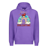 Purple sorry girls mommy is valentine Premium Hoodie - MaliasSmallBusiness