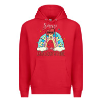 Red sorry girls mommy is valentine Premium Hoodie - MaliasSmallBusiness
