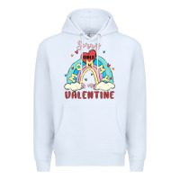 White sorry girls mommy is valentine Premium Hoodie - MaliasSmallBusiness