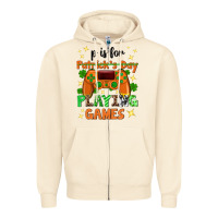 Sandshell P is Patrick's Day playing games Zipper Hoodie - Neo Western
