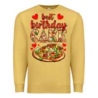 Antique Gold best birthday cake pizza Premium Sweatshirt - AdoDesignShop