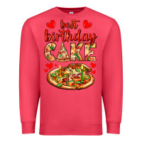 Cardinal best birthday cake pizza Premium Sweatshirt - AdoDesignShop